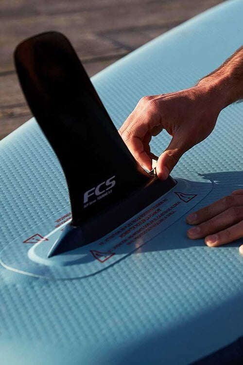 red paddle touring fin