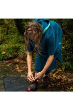 red paddle dames poncho navy