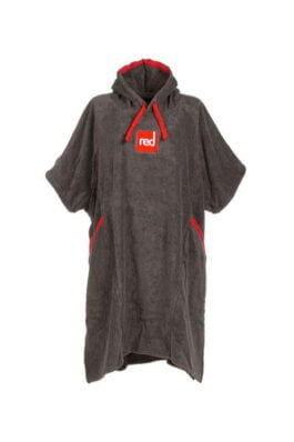red paddle original luxury towelling robe grey dames