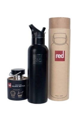 red paddle original zwart isulated stainless steel water bottle 750ml