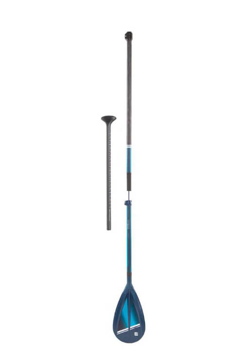 red paddle co prime tough blauw 3-delige verstelbare sup peddel