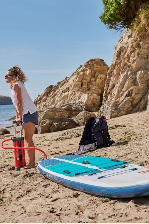 red paddle compact touring sup board