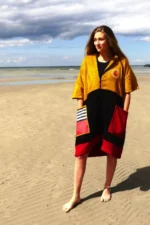 Wave Hawaii Bamboo Poncho Zip Dusty - Afbeelding 2
